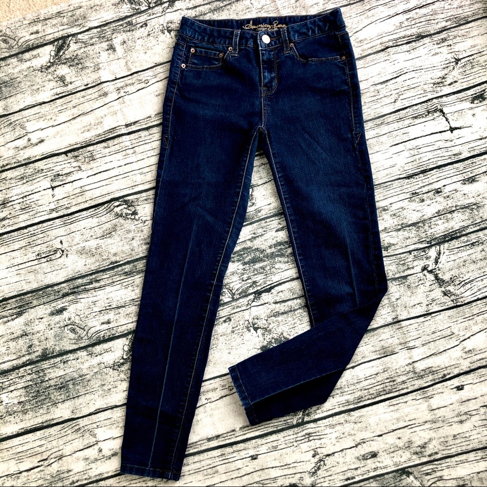 AMERICAN RAG⚡️Dark Wash Mid Rise Skinny Jeans_Sz 1